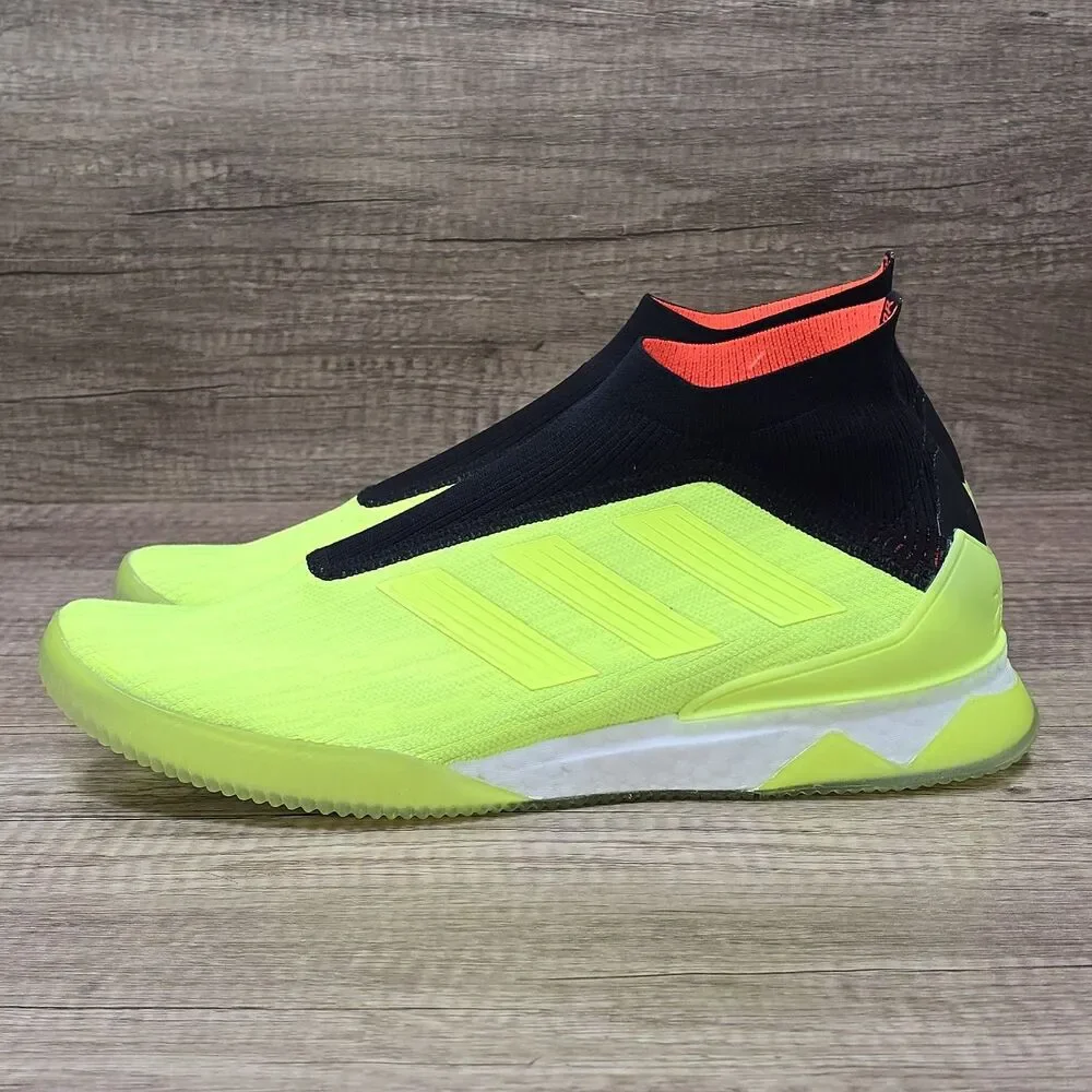 Adidas Predator Tango 18+ Men's Size 11.5 Solar Yellow Sneakers (AQ0601) NEW